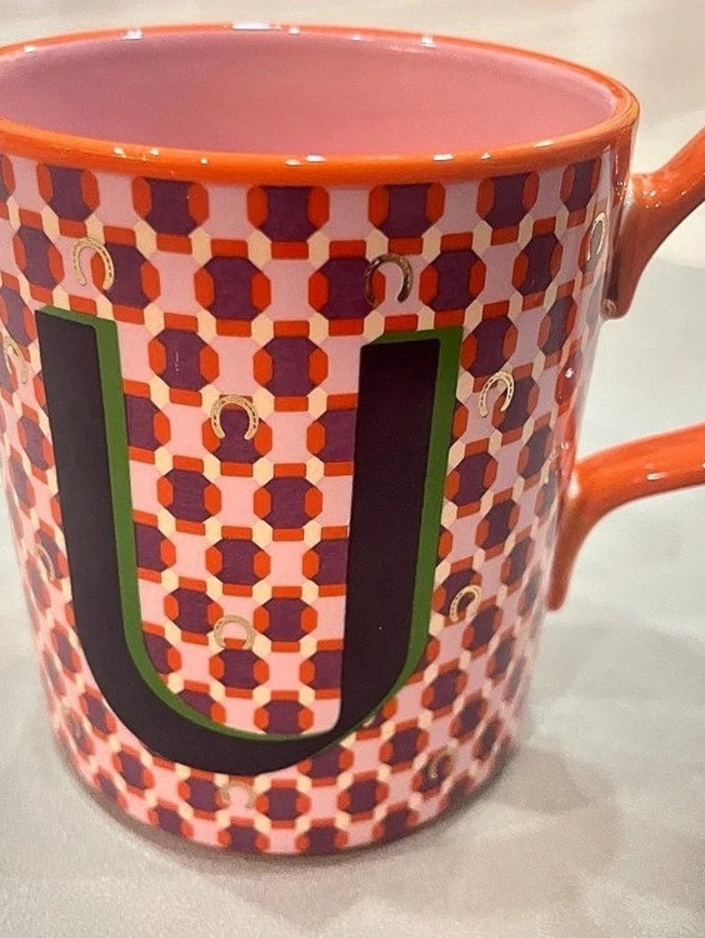 Anthropologie Parker Monogram Mug - Letter U